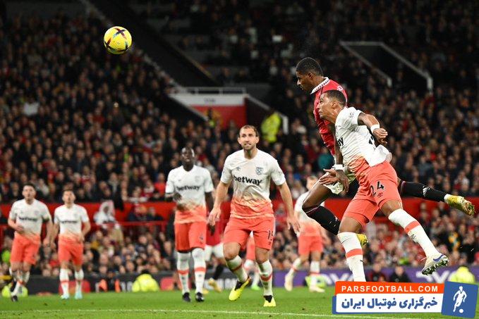 پیروزی ارزشمند منچستریونایتد در اولدترافورد برابر وستهم