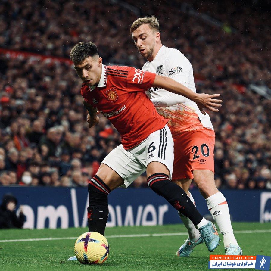 پیروزی ارزشمند منچستریونایتد در اولدترافورد برابر وستهم