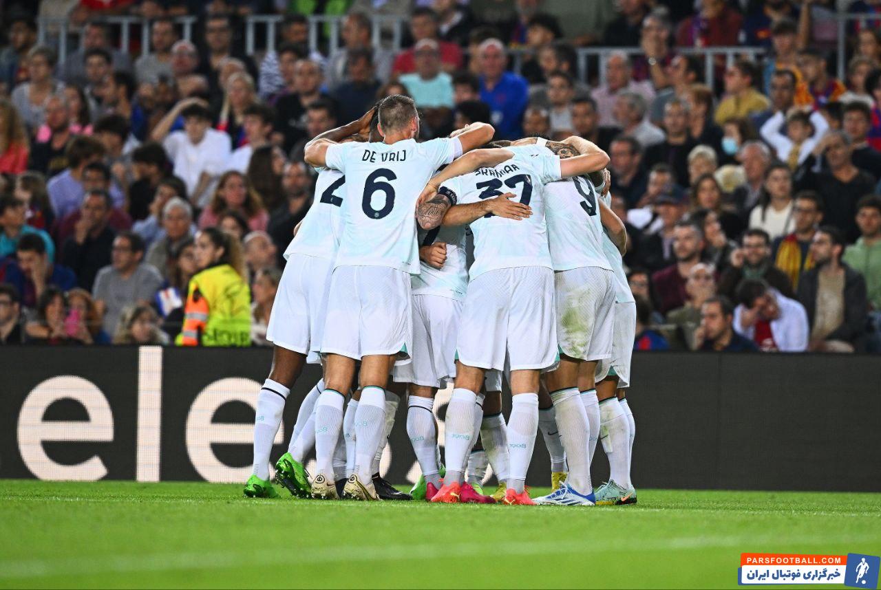 گلزنی لائوتارو مارتینز پس از 8 بازی ناکامی برای اینتر در برابر بارسلونا