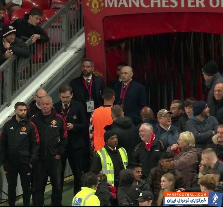 ترک ناکهانی بازی منچستریونایتد و تاتنهام توسط کریستیانو رونالدو