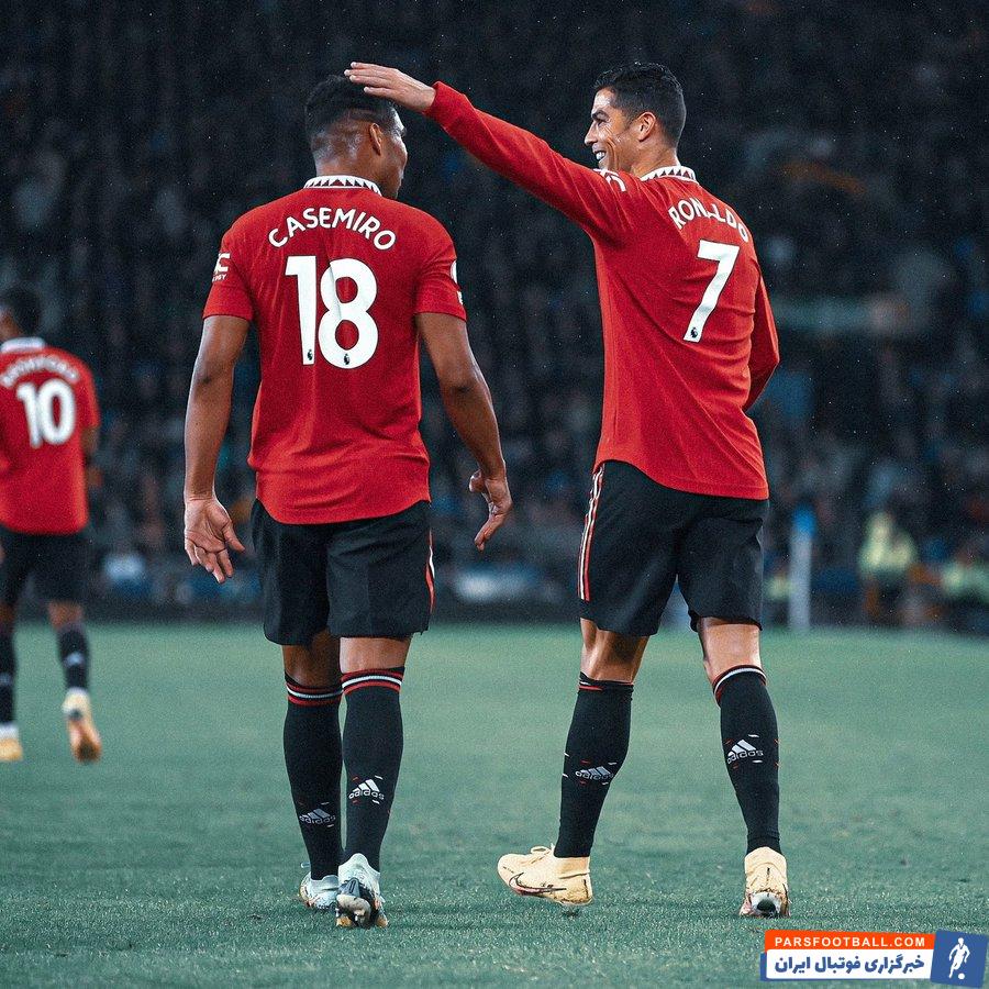 پیروزی خارج از خانه منچستریونایتد برابر اورتون با گلزنی آنتونی و رونالدو