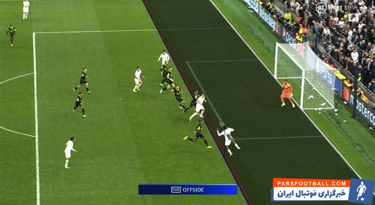 اشتباه بحث برانگیز داور در مردود کردن گل تاتنهام برابر اسپورتینگ لیسبون