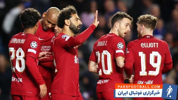 جشنواره گل لیورپول در پایتخت اسکاتلند برابر گلاسکو رنجرز با 7 گل