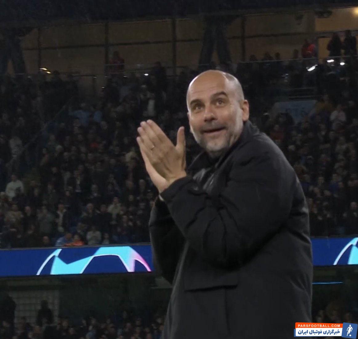 هیجان زدگی پپ گواردیولا از دبل ارلینگ هالند در دیدار با کپنهاگن