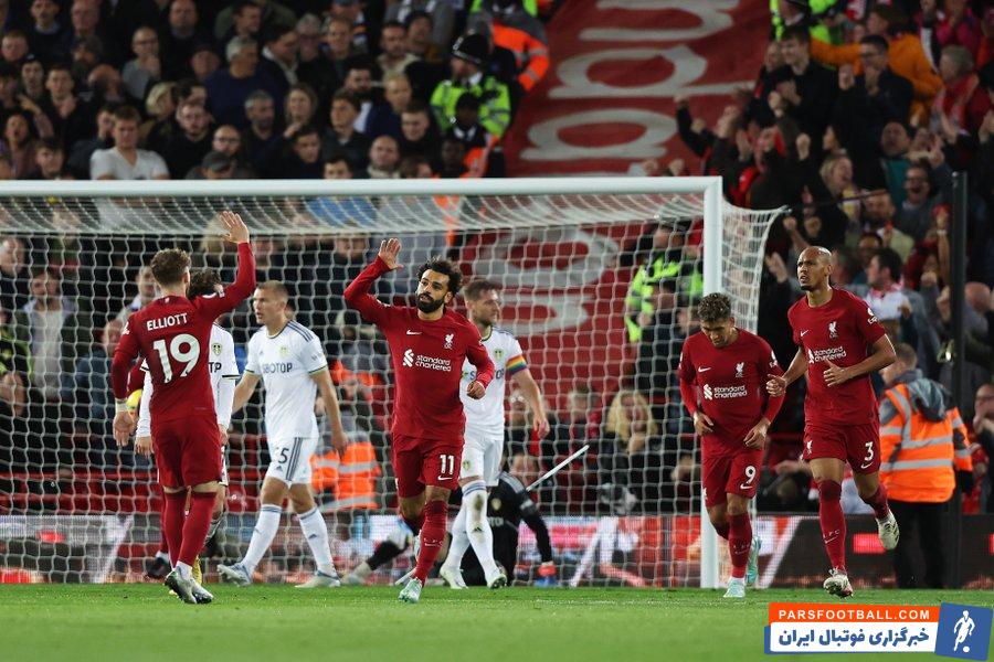 پیروزی ارزشمند لیدز یونایتد برابر لیورپول در آنفیلد