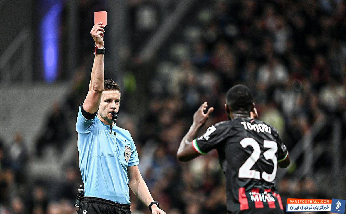 باخت میلان برابر چلسی با اخراج جنجالی فیکایو توموری