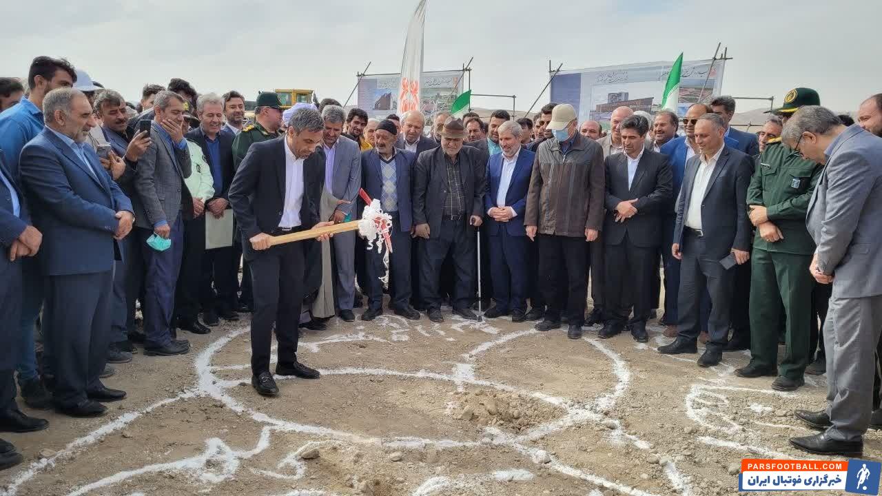 مراسم کلنگ زنی مجموعه بزرگ باشگاه مس سونگون با حضور رسول خطیبی