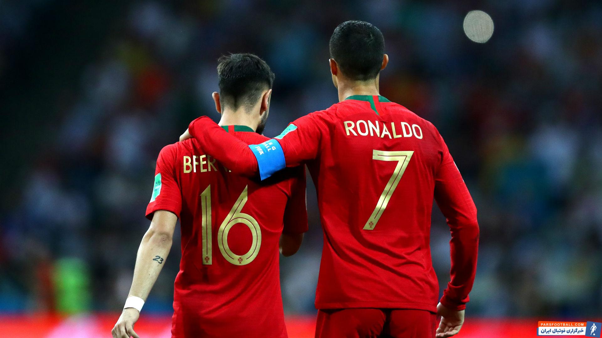 بی اعتنایی برونو فرناندز به کریستیانو رونالدو در اردوی پرتغال