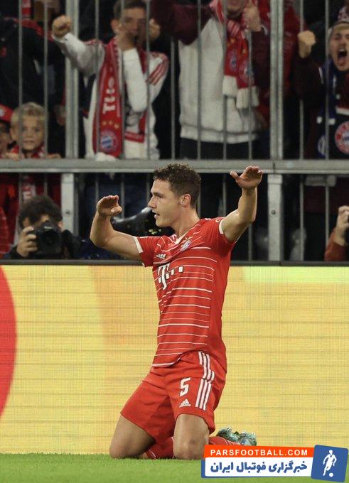 گلزنی بنجامین پاوارد برای بایرن مونیخ برابر اینتر پس از بازگشت به ترکیب اصلی