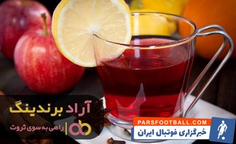دمنوش سیب خشک شده