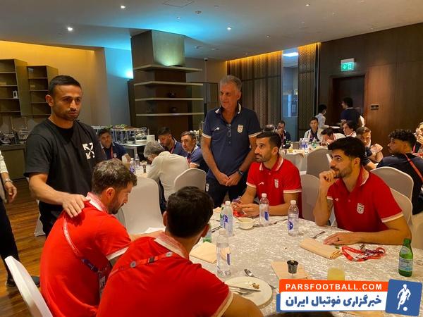 امید ابراهیمی در اردوی تیم ملی فوتبال ایران حاضر شد