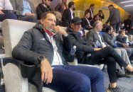 حضور کارلوس کی روش در بازی بسکتبال ایران و چین