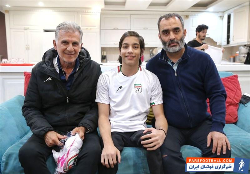 حضور کارلوس کی روش و بازیکنان تیم ملی در خیریه بهشت امام رضا