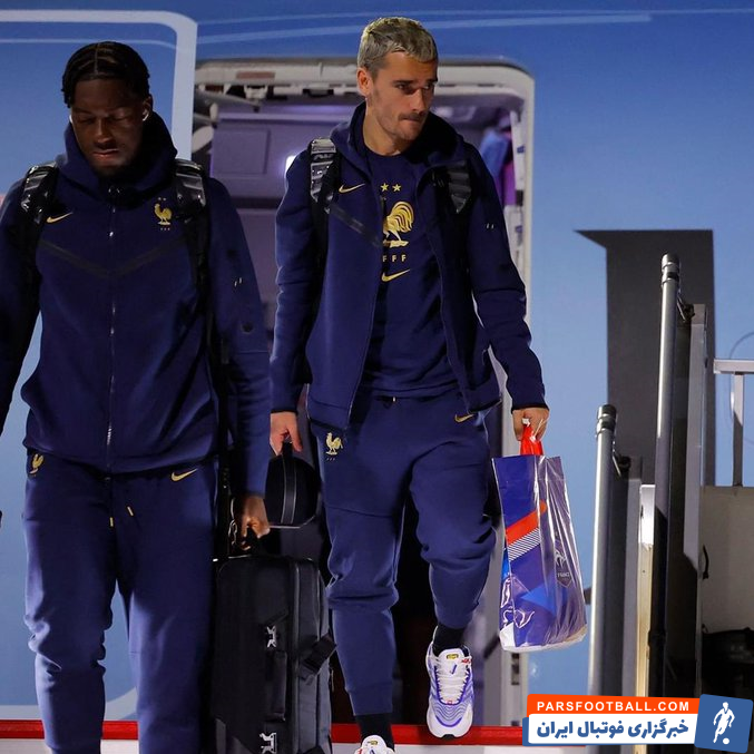فرانسه ؛ تصاویری از لحظه ورود کاوران تیم‌های ملی آرژانتین و فرانسه به قطر 