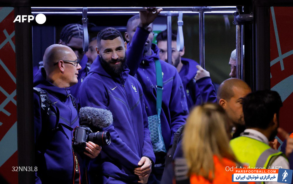 فرانسه ؛ تصاویری از لحظه ورود کاوران تیم‌های ملی آرژانتین و فرانسه به قطر 