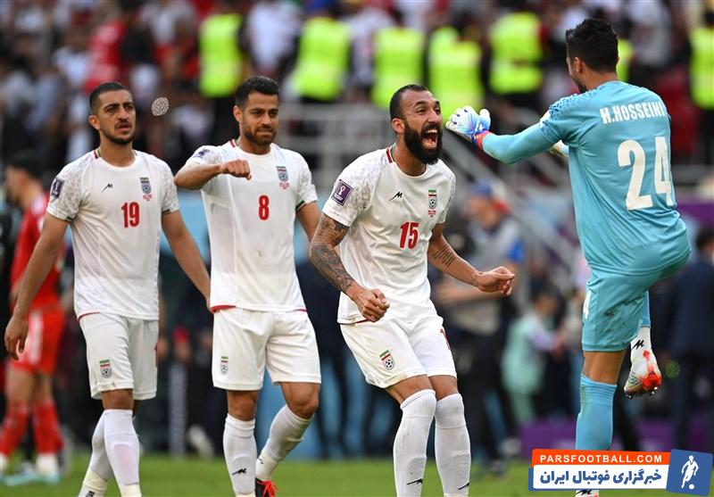 روزبه چشمی بهترین بازیکن دیدار تیم ملی ایران و ولز