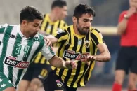 آاک آتن در حضور میلاد محمدی مقابل المپیاکوس با تساوی بدون گل متوقف شد