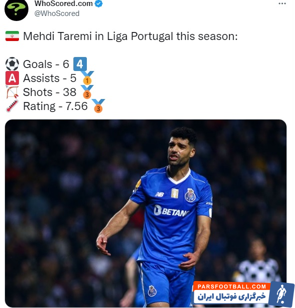 تیم ملی ؛ رسانه معتبر آماری ستاره تیم ملی را قبل از جام جهانی 2022 سوژه خود قرار داد