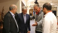 حمید سجادی مهمان ویژه اردوی تیم ملی فوتبال ایران بود