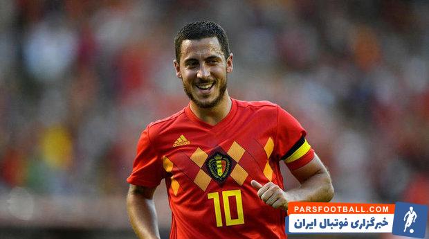 افزایش وزن عجیب ادن هازارد در دیدار دوستانه بلژیک و مصر