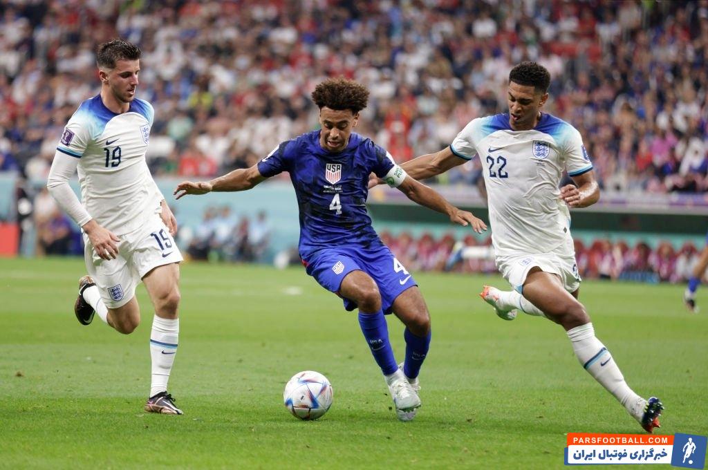 تساوی بدون گل تیم ملی انگلیس و آمریکا در دیدار دوم گروه B