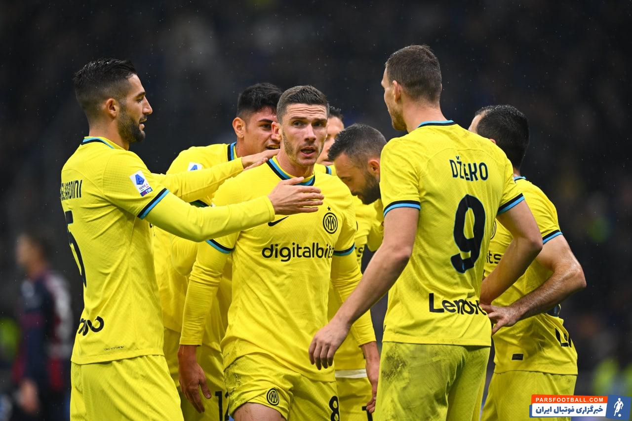 جشنواره گل اینتر در جوزپه مه آتزا برابر بولونیا با 6 گل