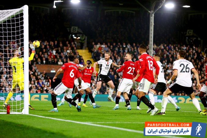 پیروزی دشوار خارج از خانه منچستریونایتد برابر فولام با گل لحظه آخری