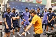تمرینات متنوع بدنی بازیکنان تیم ملی ایران زیر نظر کارلوس کی روش