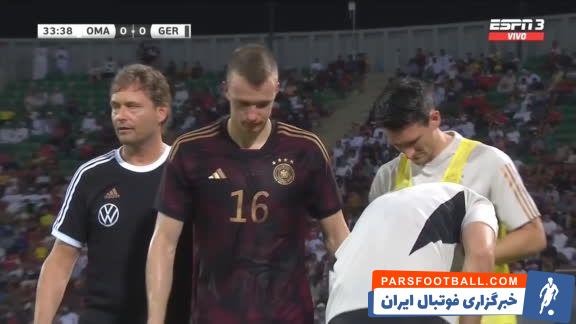 مصدومیت بدهنگام لوکاس کلوسترمان در ترکیب آلمان در دیدار دوستانه با عمان