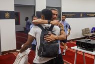 استقبال گرم اعضای تیم ملی اسپانیا از ورود الخاندرو بالده