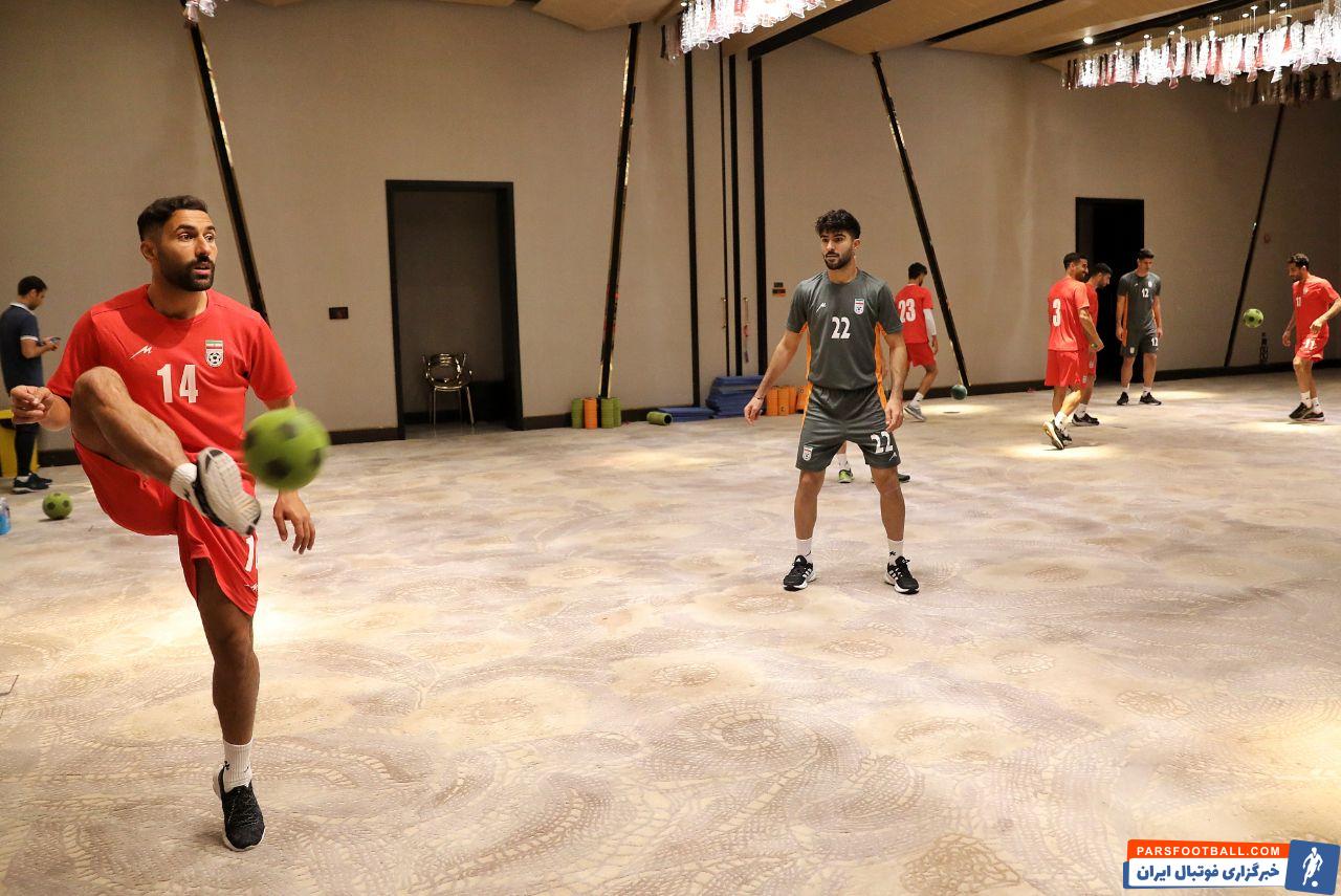 برگزاری اولین تمرین تیم ملی در سالن وزنه برداری در مجموعه ورزشی الریان