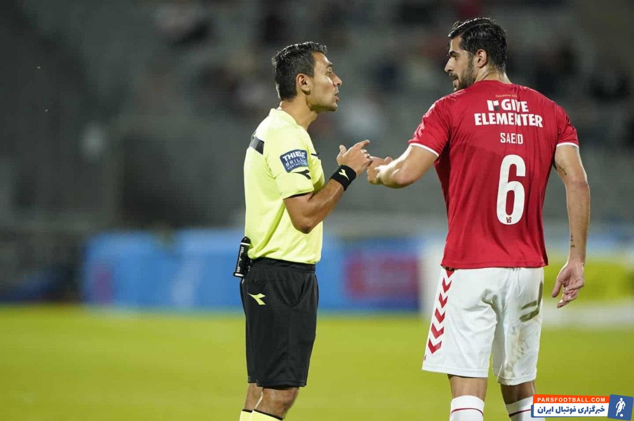 سعید عزت اللهی بهترین بازیکن دیدار وایله - هیلرود