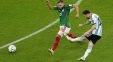 درگیری شدید هواداران تیم ملی آرژانتین و مکزیک در خلال دیدار دو تیم