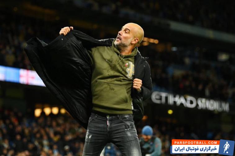 شادی وصف ناپذیر پپ گواردیولا پس از گل پیروزی بخش منچسترسیتی برابر فولام