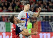 حرکت توهین آمیز روبرت لواندوفسکی خطاب به داور