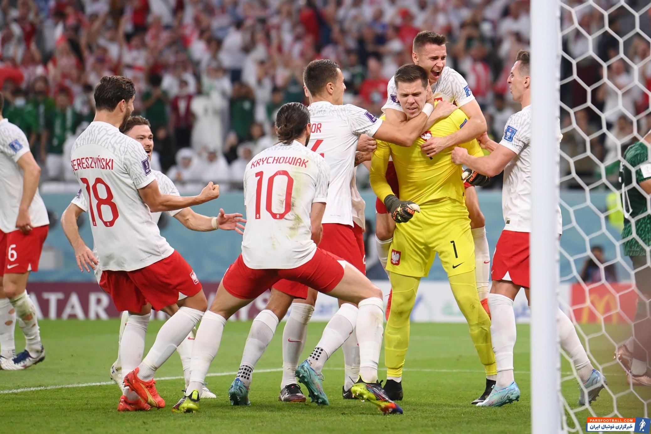 بازی خشن و فیزیکی بازیکنان تیم ملی لهستان در دیدار با عربستان