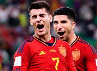 آلوارو موراتا بهترین بازیکن دیدار اسپانیا - آلمان