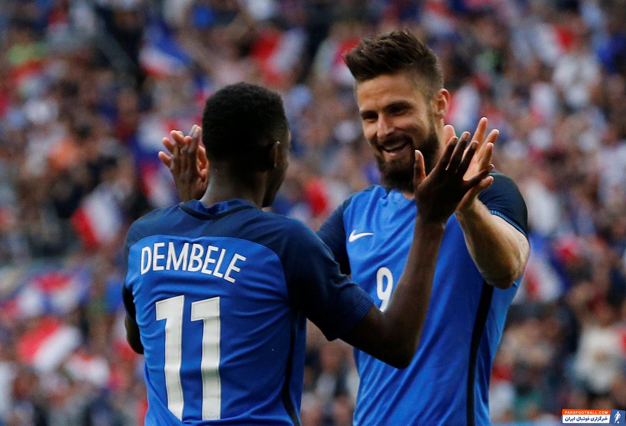 اولیویه ژیرو جانشین کریم بنزما در خط حمله فرانسه