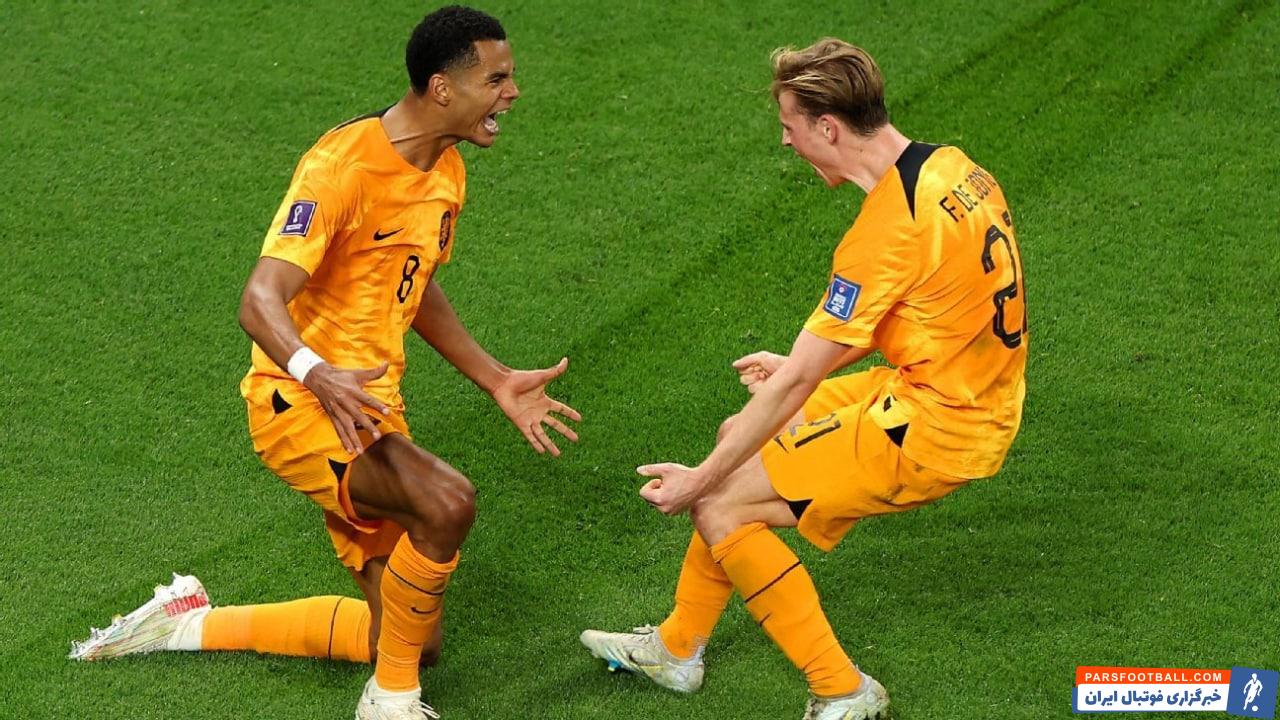 درخشش کودی گاکپو در دیدار هلند و سنگال با گل 3 امتیازی