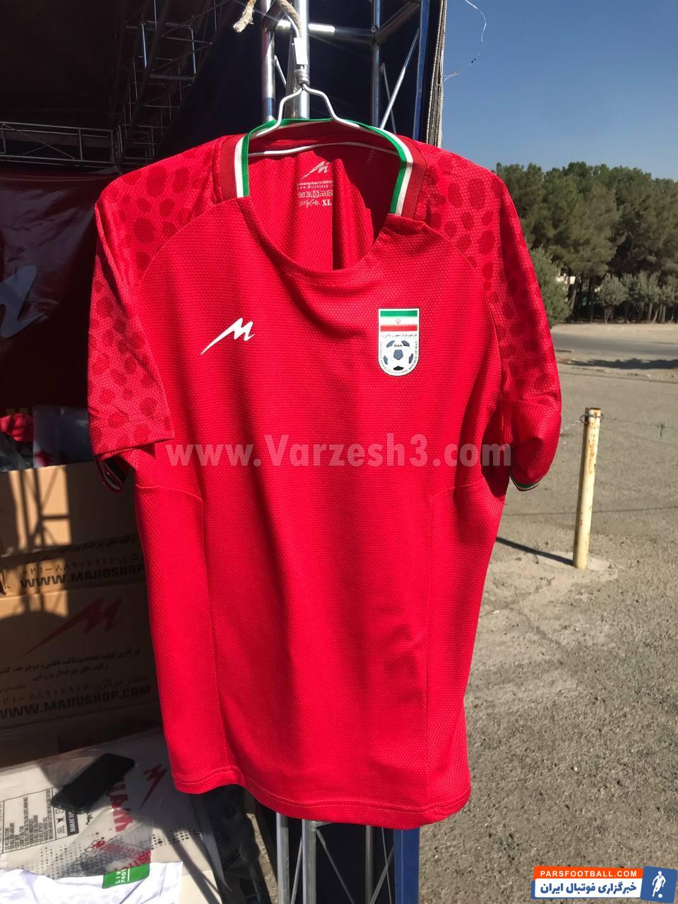 لو رفتن طرح لباس های تیم ملی در جام جهانی توسط شرکت مجید