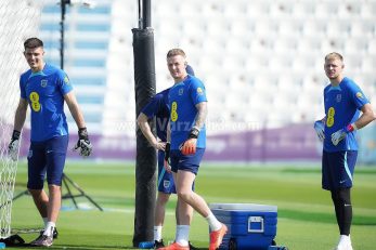 تمرین جالب پنالتی بازیکنان تیم ملی انگلیس بدون دروازه بان برای کاهش استرس