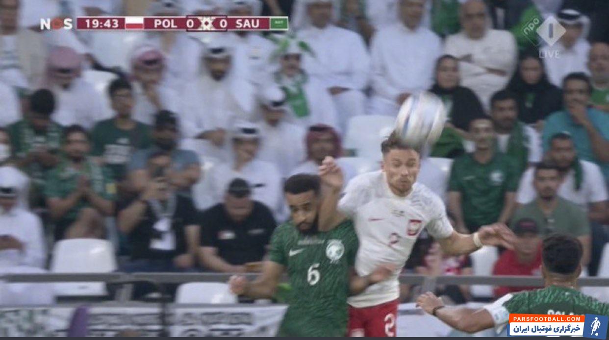 بازی خشن و فیزیکی بازیکنان تیم ملی لهستان در دیدار با عربستان