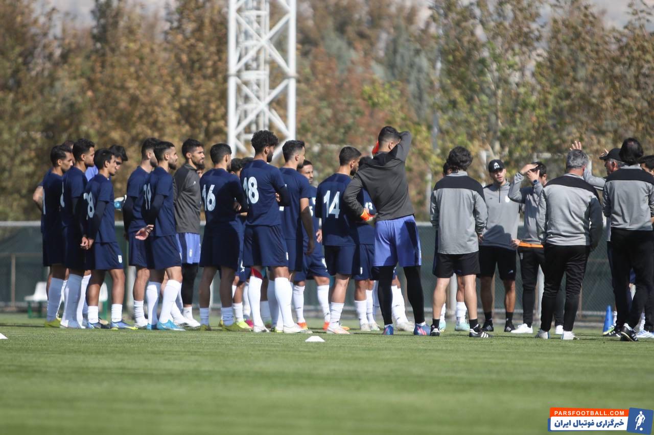 حضور فعال کارلوس کی روش در تمرین تیم ملی