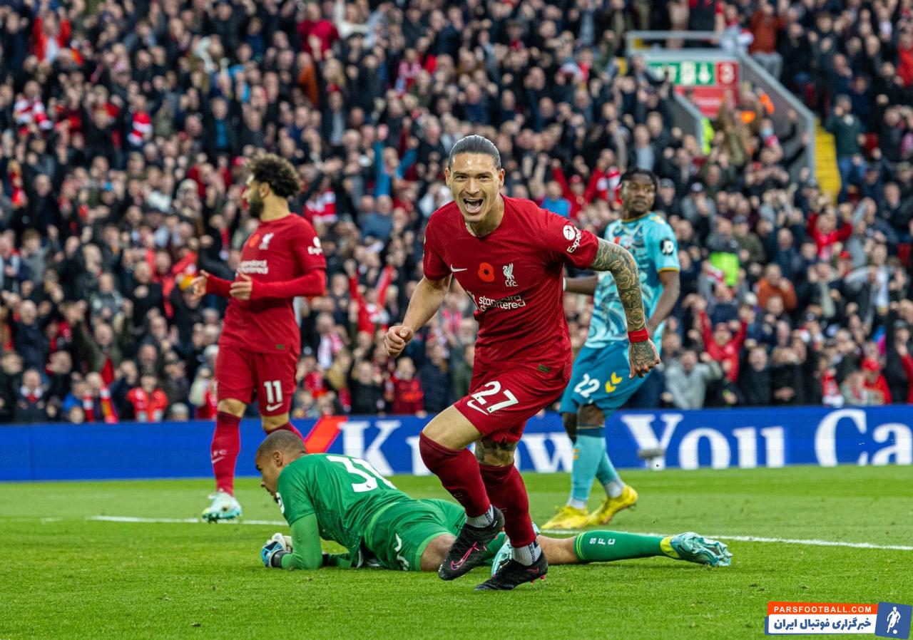 درخشش داروین نونیز با دبل برابر ساوتهمپتون در آستانه جام جهانی