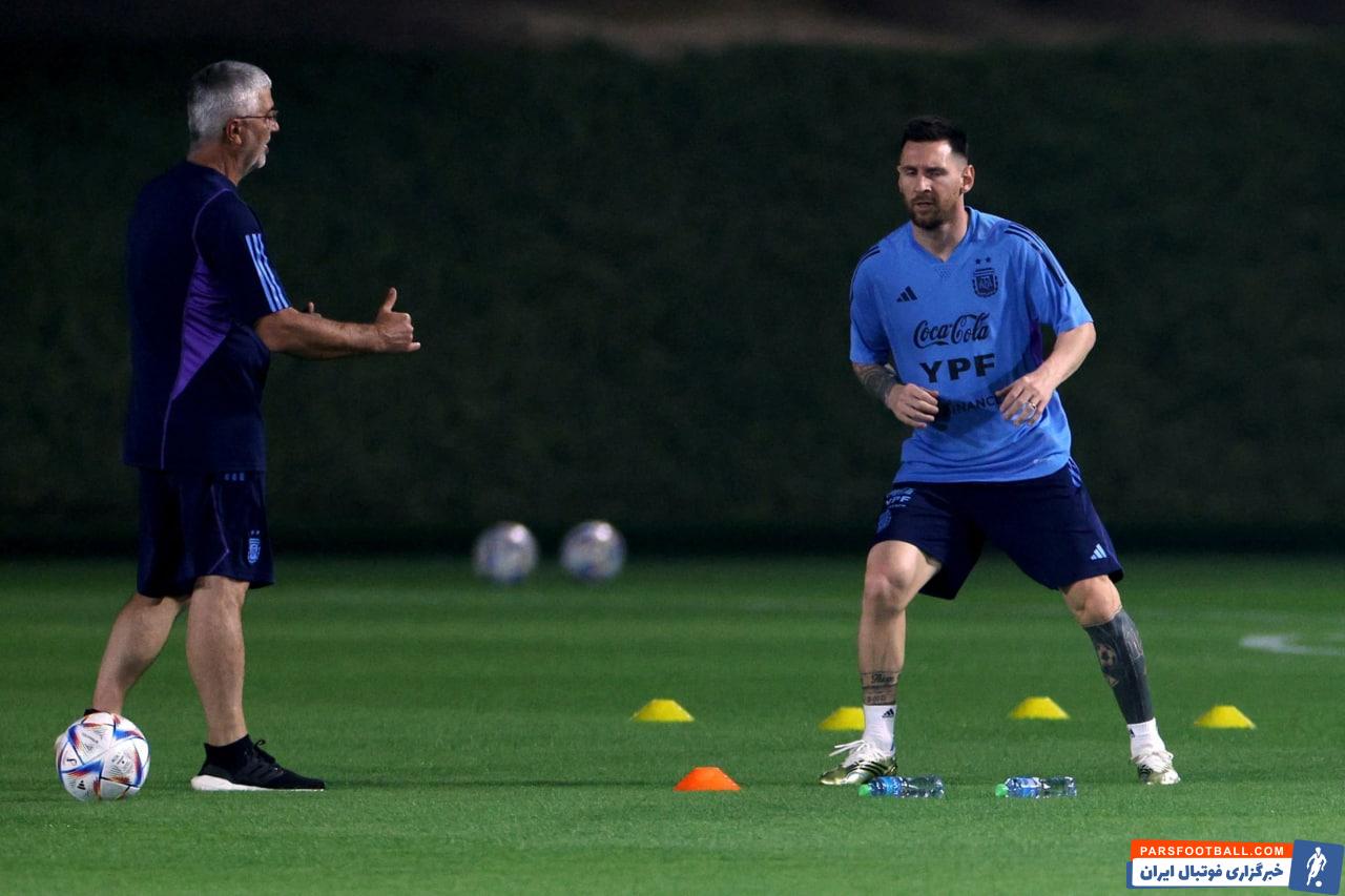 آمادگی قابل قبول لیونل مسی برای حضور در اولین دیدار آرژانتین در جام جهانی