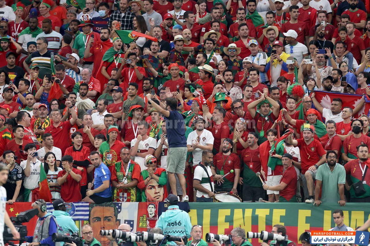 صعود تیم ملی پرتغال به مرحله حذفی جام جهانی با برتری برابر اروگوئه