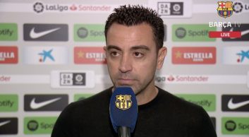 صحبت های ژاوی پس از پیروزی ارزشمند بارسلونا برابر آلمریا