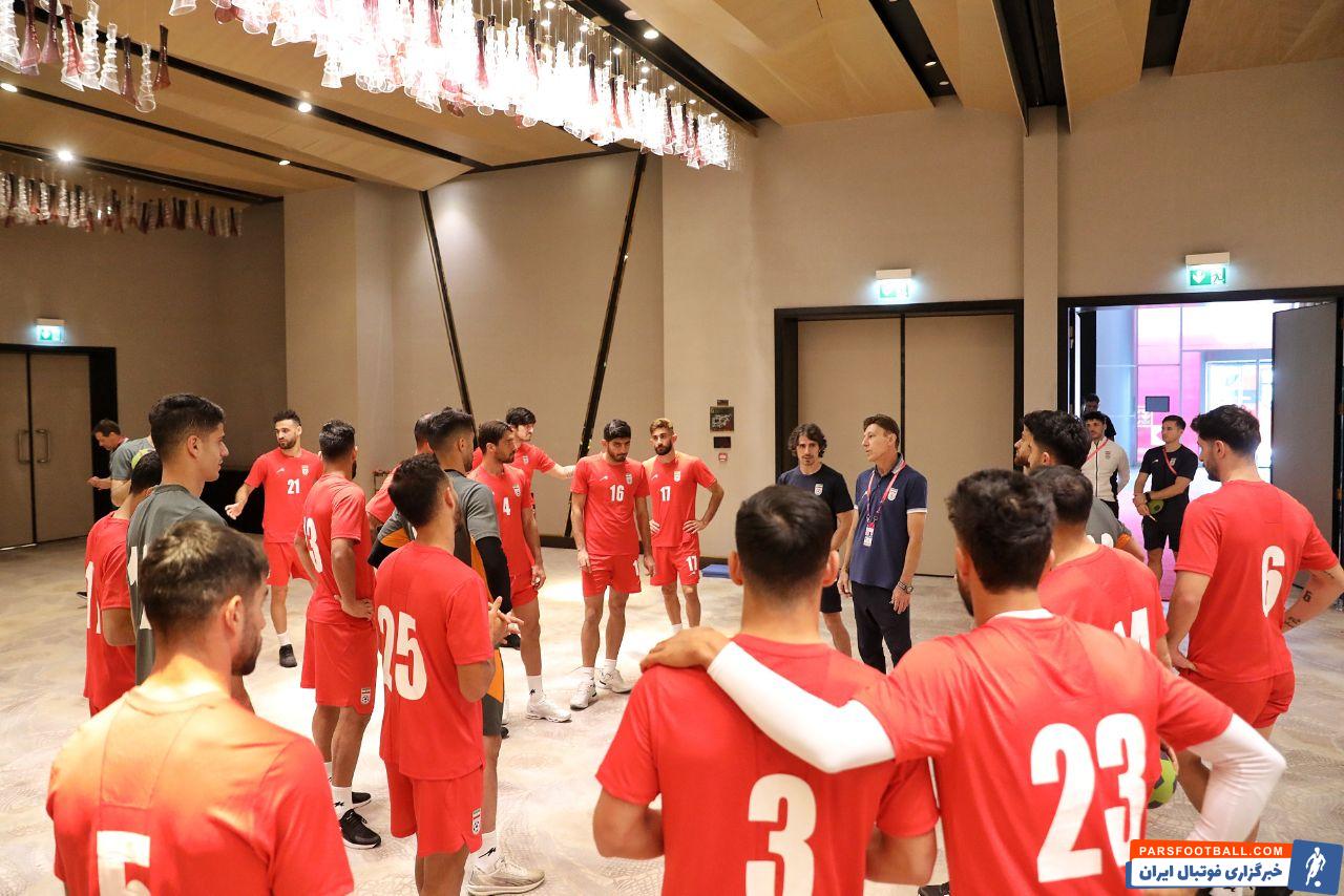 برگزاری اولین تمرین تیم ملی در سالن وزنه برداری در مجموعه ورزشی الریان