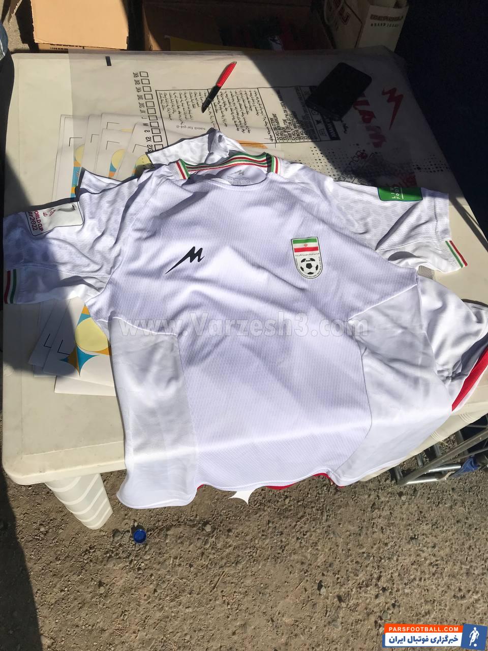 لو رفتن طرح لباس های تیم ملی در جام جهانی توسط شرکت مجید