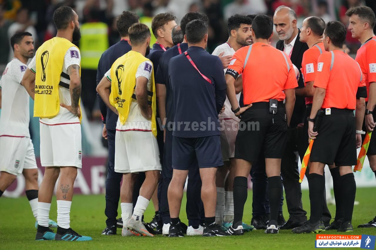 اشک غم انگیز هوادار تیم ملی ایران در پایان دیدار با آمریکا